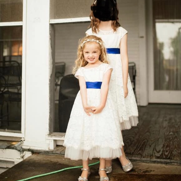 David's bridal flower girl dress